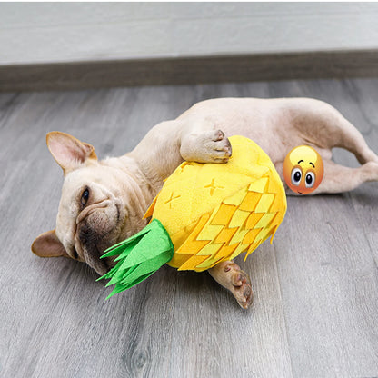 Dog Squeaky Toy, Interactive Dog Toy, Dog Puzzle Toy for Smelling Feeding Training, Dog Plush Toy for Small Medium and Large Dogs